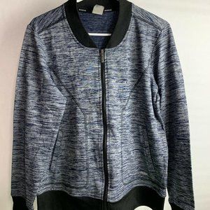 Rbx Women’s Blue Gray Long Sleeve Zip Up Size L